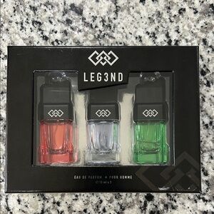 Legend boxed Eau de Parfum Set for Men - cologne 3 bottles new in box